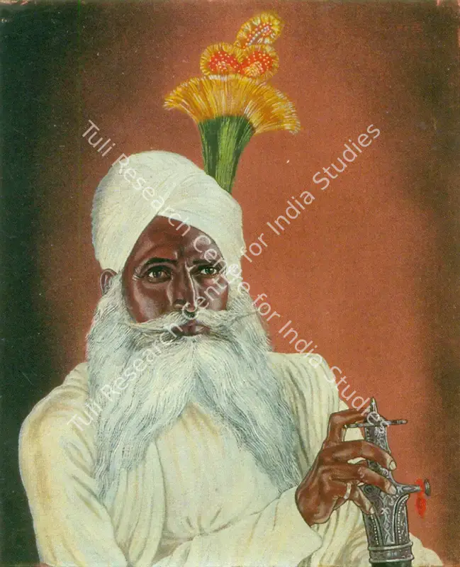 Stowitts, Hubert (Artist). Las Das Bandari, Ascetic. Tempera on canvas, 1930 | Painting  | 00877660