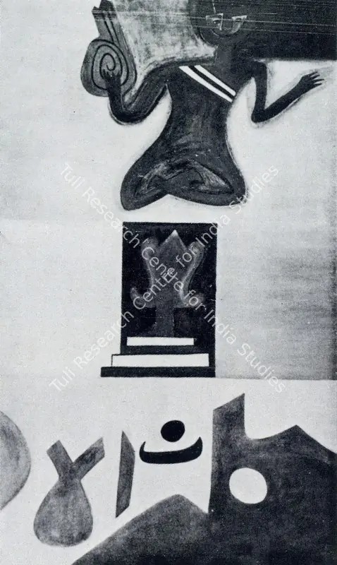 Mehra, Rajesh  (Artist). The Miracle. Oil on canvas, 1968 | Pictorial Space, 1978 | Painting | FineArts | 00149532