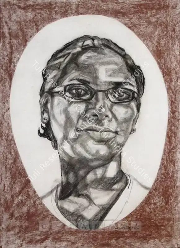 Kolleri, Valsan Koorma (Artist). Untitled. Pastel and charcoal on paper, c.2000 | Drawing  | 00879898