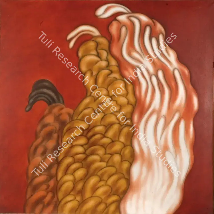 Broota, Shobha (Artist). Forms Aspiring. Oil on canvas, 1983 | Painting  | 00880799