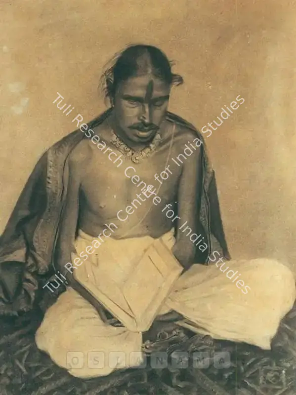 Phadnis, H.M. (Artist). Brahmin. Charcoal on paper, n.d. | Drawing  | 00877732