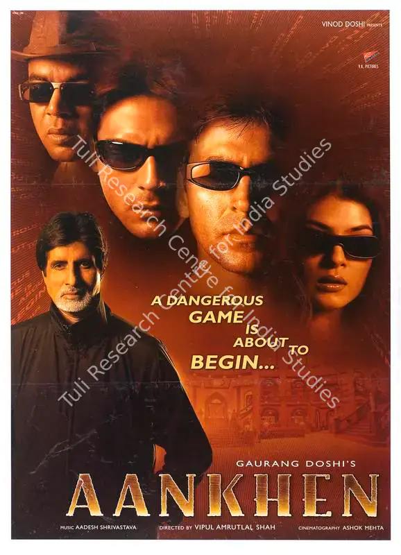 Doshi, Gaurang (Producer), Aankhen, 2002 | Full Sheet Poster | CinemaEducation | 00769202