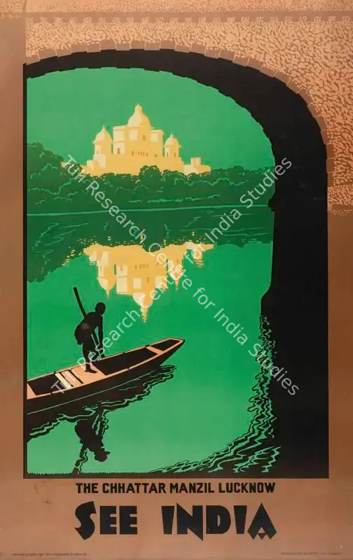 See India-The Chhattar Manzil Lucknow. Lithographic print on paper | Travel Publicity Related Art & Poster | PopCulture | 00092921