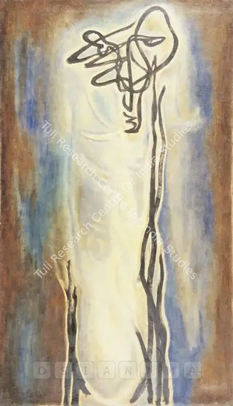 Kar, Sanat (Artist). Untitled. Oil on canvas, 1969 | Painting  | 00881756