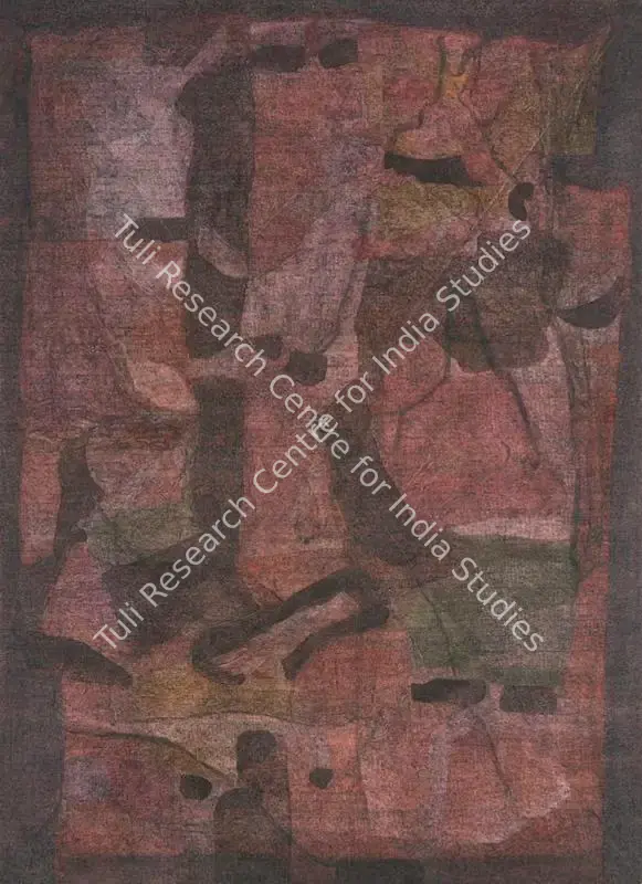Arakkal, Yusuf (Artist). Landscape. Ink on canvas, 1988 | Painting | FineArts | 00547774