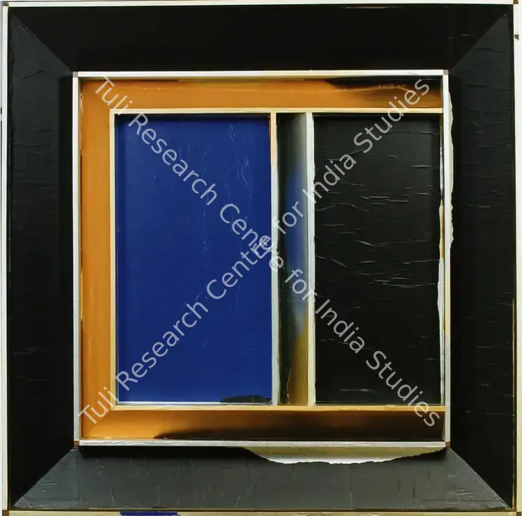 Patel, Dashrath (Artist). Untitled. Metallic paper collage, n.d. | Painting | FineArts | 00561759