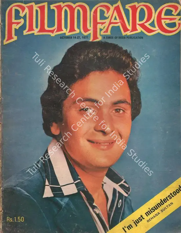 Karanjia, B.K. (Editor). Filmfare - The Fortnightly Film Magazine. 26(21). Bombay: S G Joshi, c/o The Times of India, 14 October 1977 | Magazine | CinemaEducation | 00793616