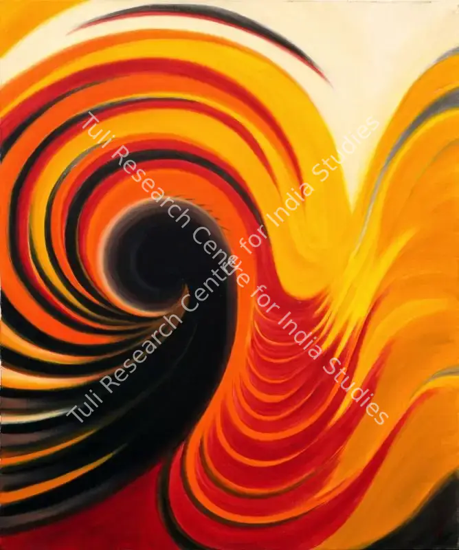 Singh, Sandhya (Artist). Raaj Jaunpuri. Oil on canvas, 2009 | Painting | FineArts | 00642471