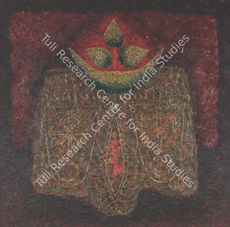 Dasgupta, Dharmanarayan (Artist). Tantric. Mixed media on board, late 1970s | Painting | FineArts | 00332122