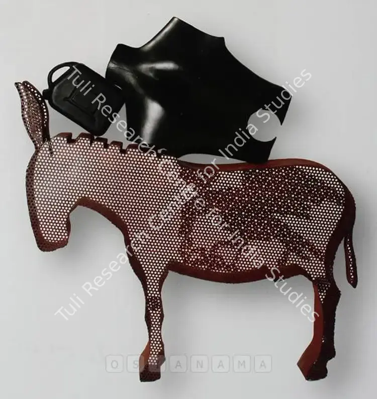 Rajendran, Sumedh (Artist). Untitled. Iron sheet, fiber glass, leather, plastic, 2005 | Sculpture  | 00881082