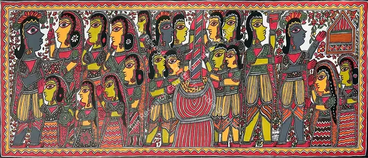 Devi, Baua (Artist). Untitled. Acrylic on canvas, 2018 | Painting | FineArts | 00603446