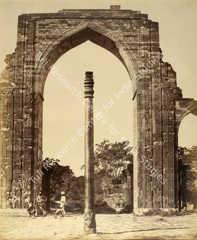 Beato, Felice (Photographer), Arch in Kootub,Delhi, 1858-1859 | Antiquarian Photograph | Photography | 00116317