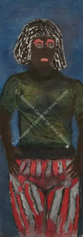 Chhabda, Bal (Artist). Paula. Oil on canvas, 1959 | Painting | EconomicsArt | 00872818