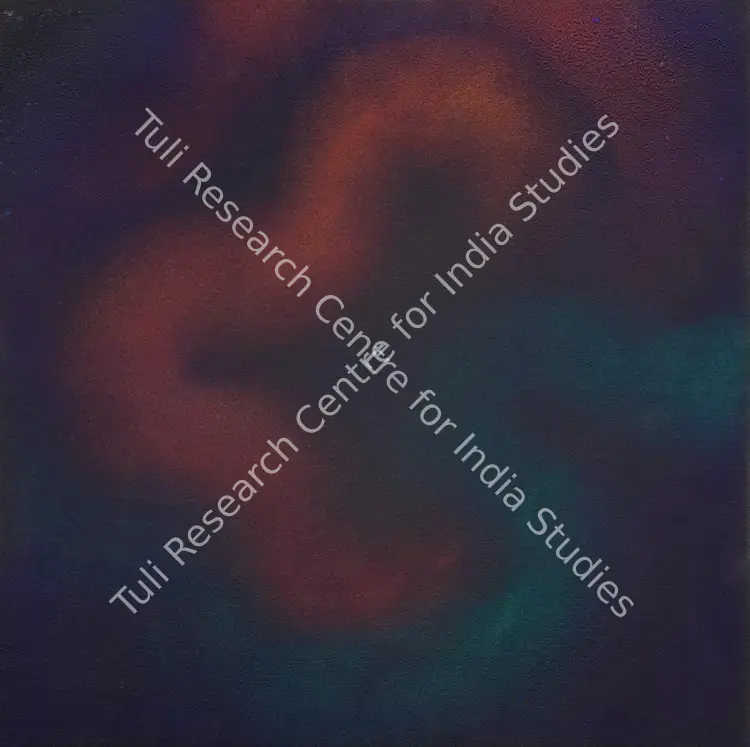 Bhavsar, Natvar (Artist). AGAM II. Dry pigments with oil and acrylic mediums on canvas, 2000 | Painting | FineArts | 00417236