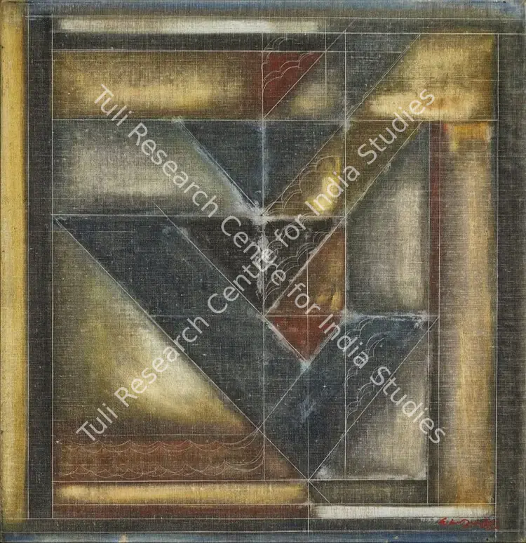 Narayanan, Akkitham (Artist). Untitled. Acrylic on canvas, 1993 | Painting | FineArts | 00603534