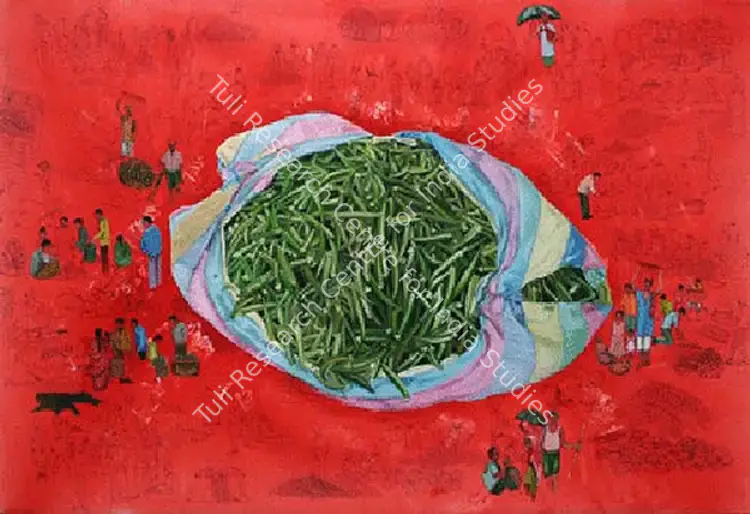 Ram, Rajesh (Artist). Purity. Mixed media on canvas, 2008 | Painting | FineArts | 0023540