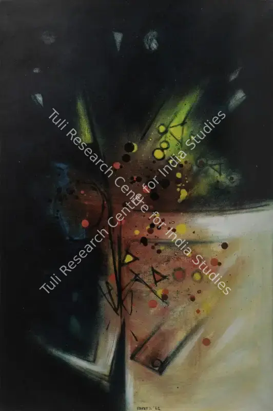 Parvez, Ahmed (Artist). Abstract. Oil on canvas, 1962 | Painting | FineArts | 00563121