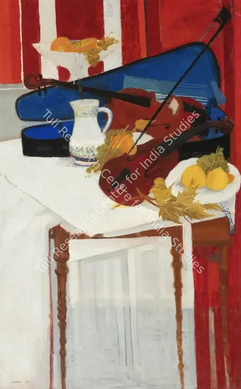 Burman, Sakti (Artist). Untitled. Oil on canvas, 1958 | Painting | FineArts | 00603955