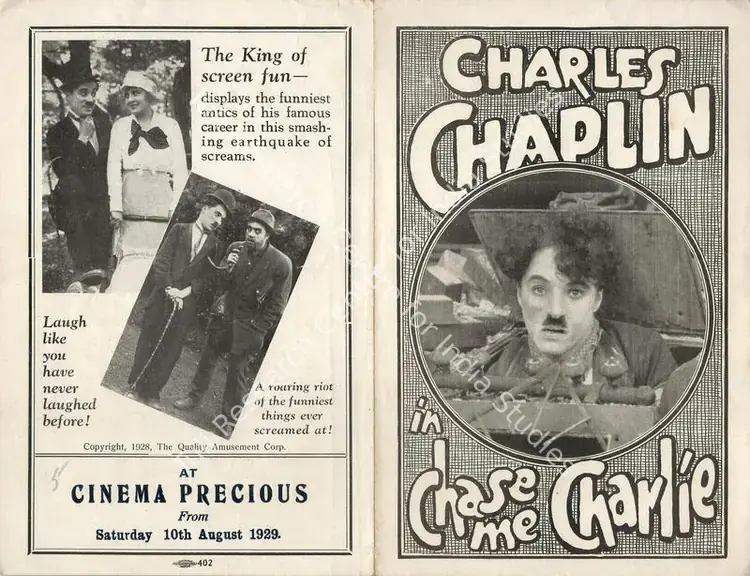 Chaplin, Charlie (Director), Chase Me Charlie, 1918 | Handbill, 1929 | CinemaEducation | 00794994