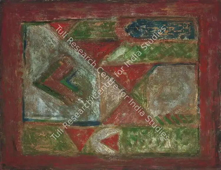 Viswanadhan, V. (Artist). Untitled. Mixed media on paper, 1971 | Painting | FineArts | 00416315