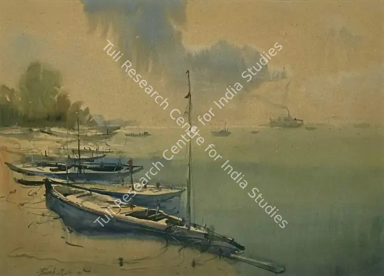 Maity, Paresh (Artist). Untitled. Watercolour on paper, 1989 | Painting | FineArts | 00354812
