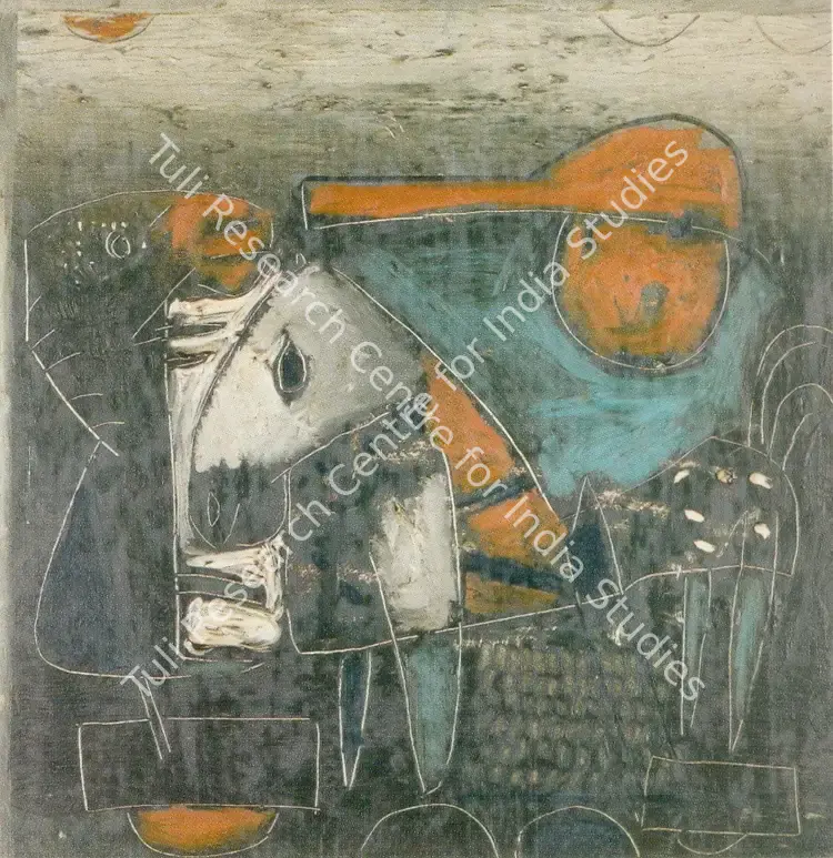 Hemraj (Artist). Voice for the Voiceless. Oil on board, 2000 | Painting | FineArts | 00375620