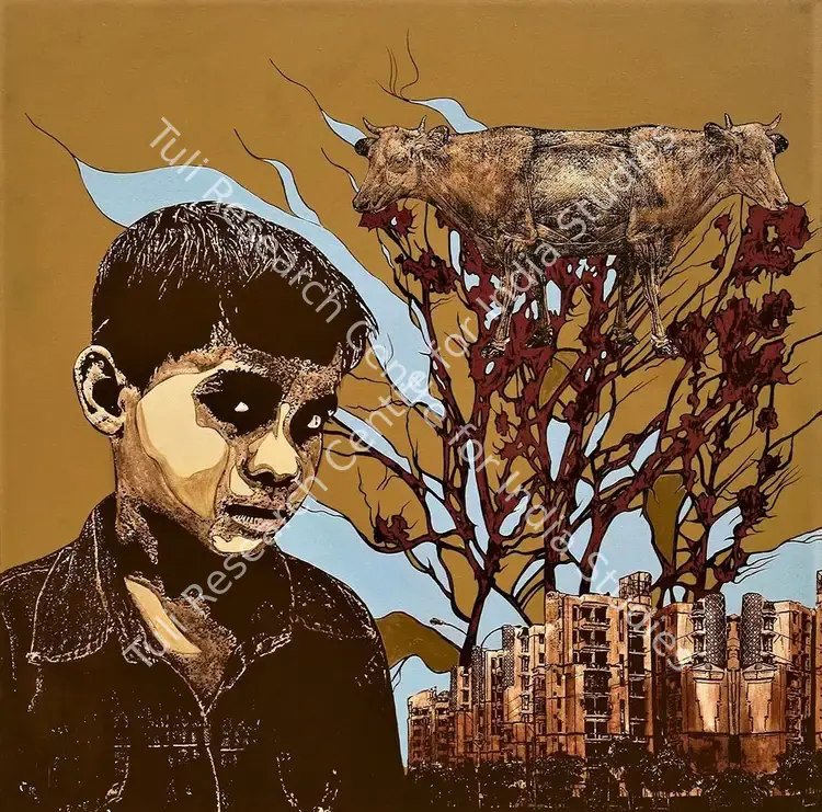 Chawla, Sonia Mehra (Artist). Untitled. Acrylic on canvas, 2008 | Painting | FineArts | 00547238