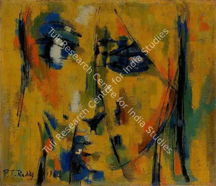 Reddy, P.T. (Artist). Untitled (Head). Oil on board, 1964 | Painting  | 00868057