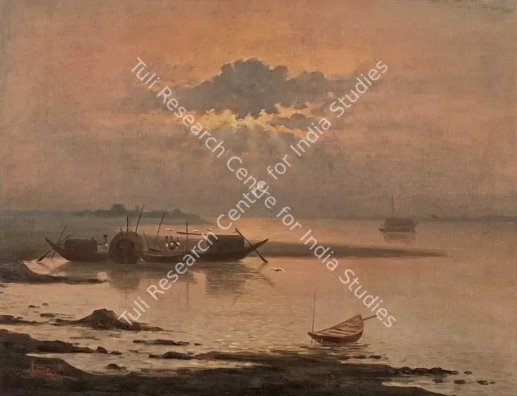 Seal, Jogesh Chandra (Artist). Untitled. Oil on canvas, 1921 | Painting | FineArts | 00356922