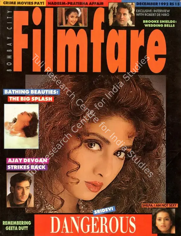 Ahmed, Rauf (Editor). Filmfare. 41(2). Bombay: Pradeep Guha, c/o The Times of India, 01 December 1992 | Magazine | CinemaEducation | 00793945