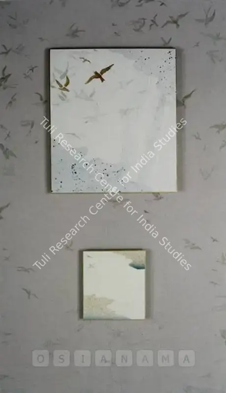 Baswani, Manisha Gera (Artist). Rain Shower. Watercolour on shikshiki board, 2005 | Painting  | 00881048