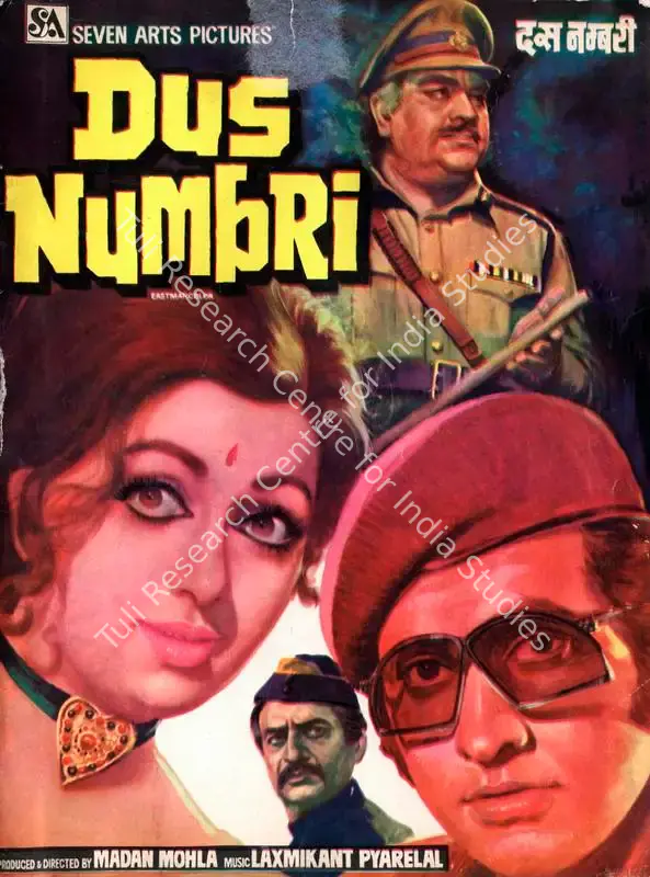Mohla, Madan (Producer), Dus Numbri, 1976 | Song-Synopsis Booklet | CinemaEducation | 00864230