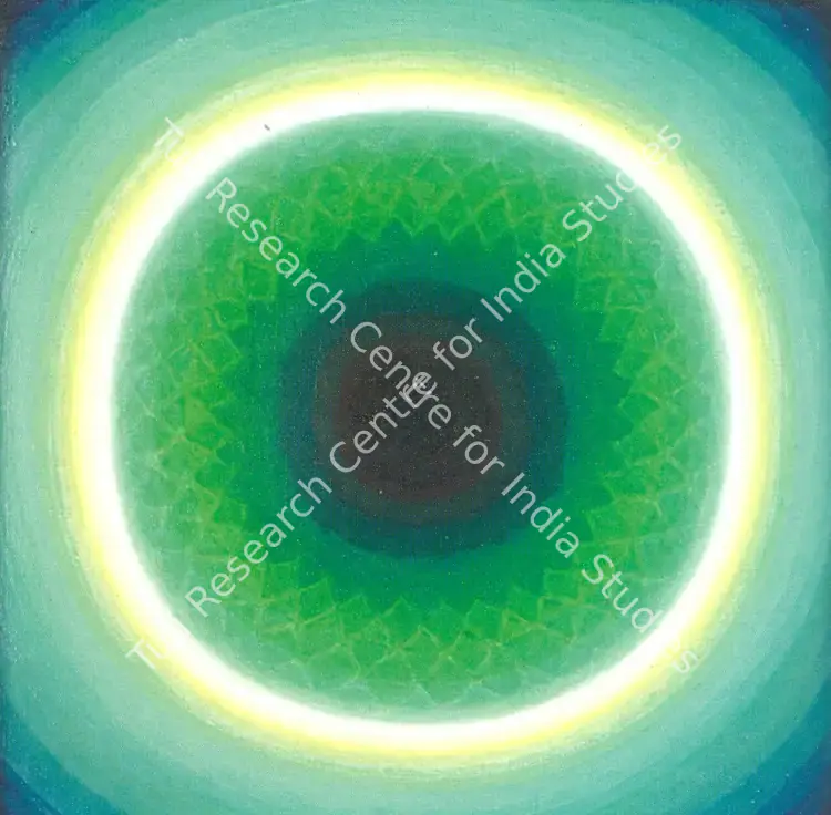 Mukherjee, Biswanath (Artist). Abstract. watercolour and bodycolour on paper, 1978 | Painting  | 00877856