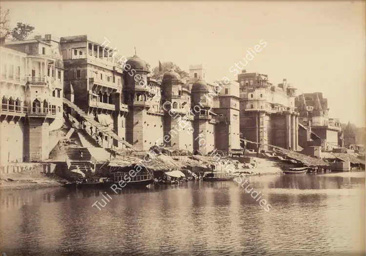 Dayal, Lala Deen (Photographer), Rana Mahal Ghat, Benares, n.d. | Antiquarian Photograph | Photography | 00115608