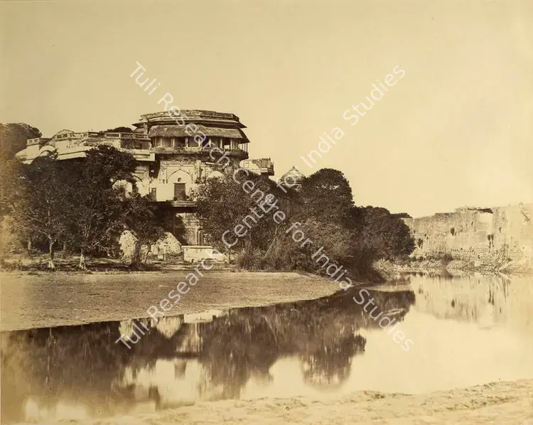 Beato, Felice (Photographer), Portion of Palace and Suleem Gurh, Delhi, 1858-1859 | Antiquarian Photograph | Photography | 00116331