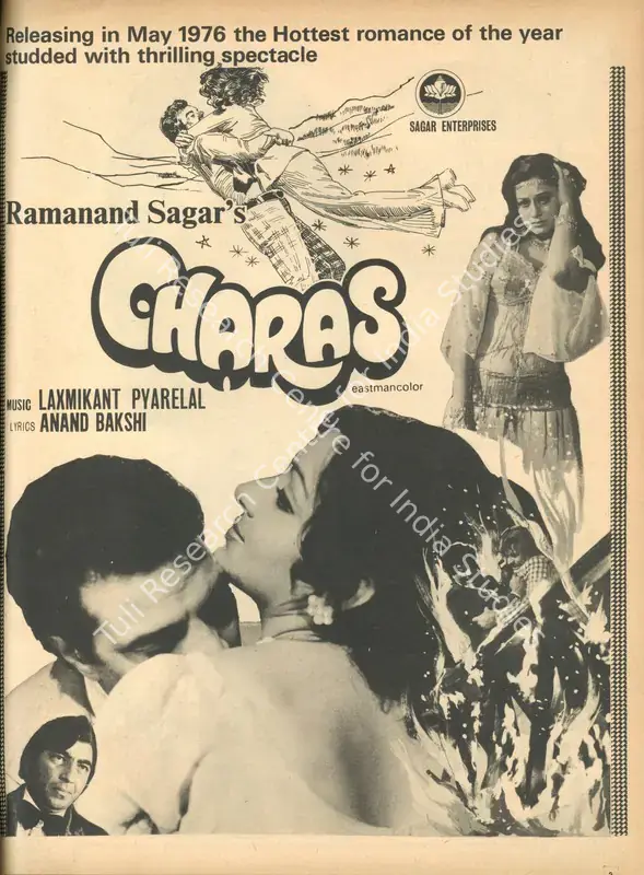 Sagar, Ramanand (Producer), Charas, 1976 | Advertisement, Star & Style, 21 May 1976 | CinemaEducation | 00791933