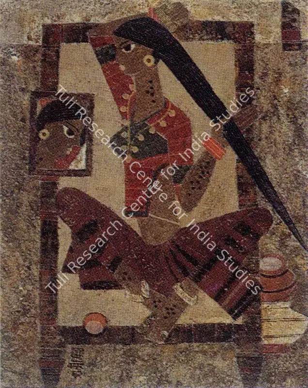 Kapoor, Bhagwan (Artist). The Toilet. Tempera on card, 1962 | Painting | FineArts | 00373681