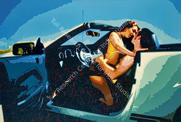 Lokhande, Suryakant (Artist). Plastic Poeticizing. High gloss oil on canvas, 2008 | Painting | FineArts | 00418994