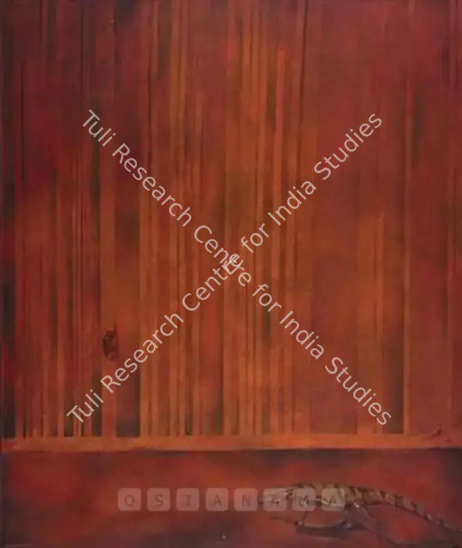 Baswani, Manisha Gera (Artist). Crimson Canes. Oil on canvas, 2005 | Painting  | 00879975