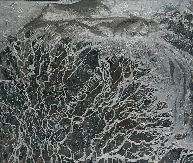 Agarwal, Anu (Artist). Mythopoeia: Blood And Water Series. Mixed media on canvas, 2010 | Painting | FineArts | 00416139