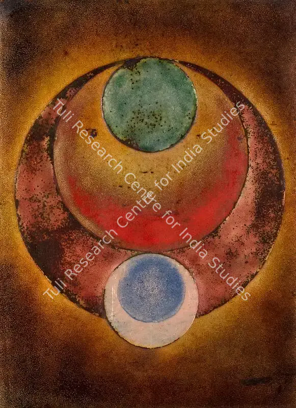 Khanna, Bishamber (Artist). Untitled. Enamel on copper, 1978 | Painting | FineArts | 00417419
