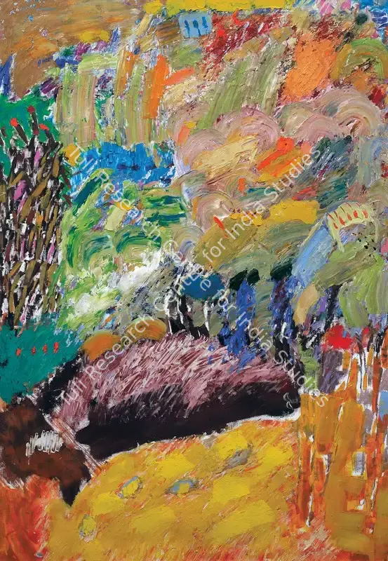Kaur, Rajnish (Artist). Untitled. Oil on paper, 2005 | Painting | FineArts | 00577160