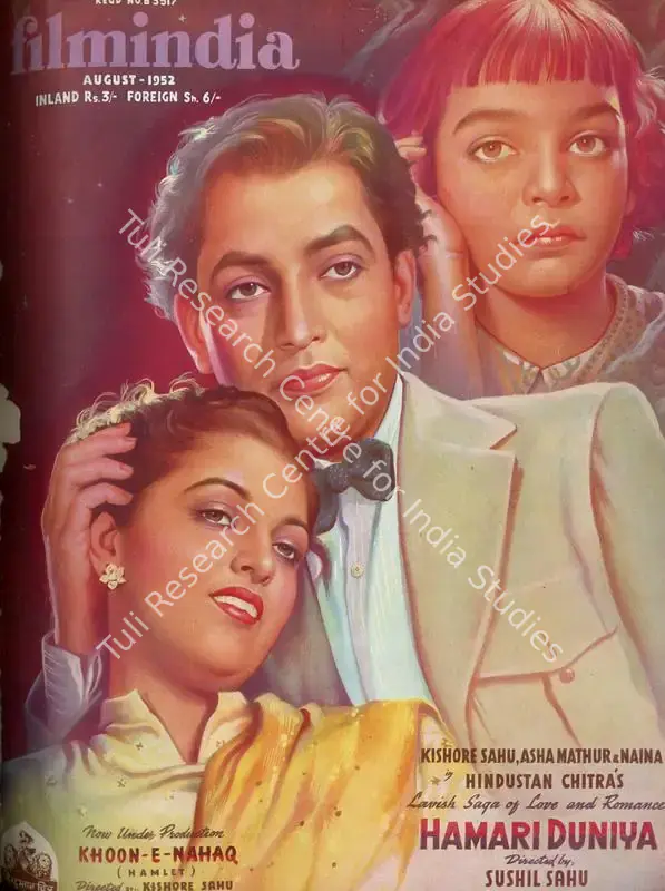 Patel, Baburao (Editor). Filmindia. 18(8). Bombay: Archibald Pereira, August 1952 | Magazine | CinemaEducation | 00796613