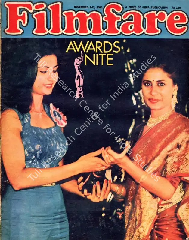 Singh, Bikram (Editor). Filmfare - The Fortnightly Film Magazine. 31(20). Bombay: T P Pithavala, c/o The Times of India, 01 November 1982 | Magazine | CinemaEducation | 00793721