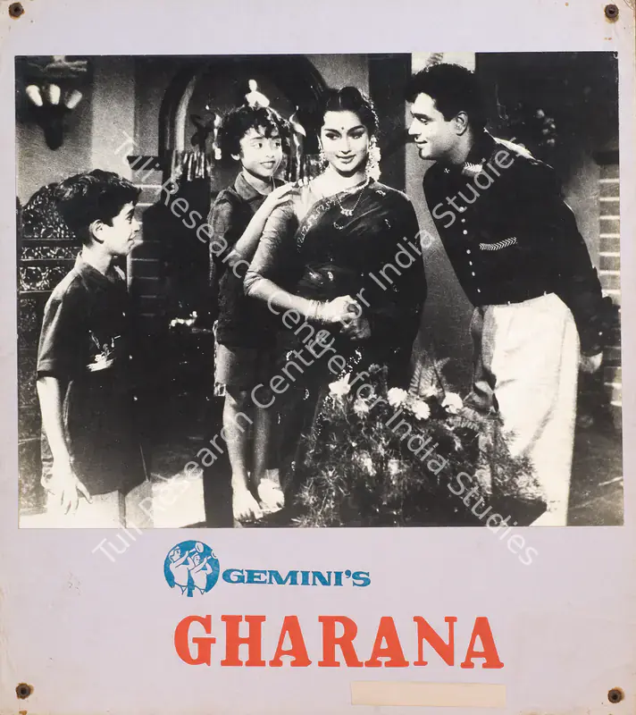 Vasan, S.S. (Producer), Gharana, 1961 | Photographic Still Mounted on Lobby Card | CinemaEducation | 00764983