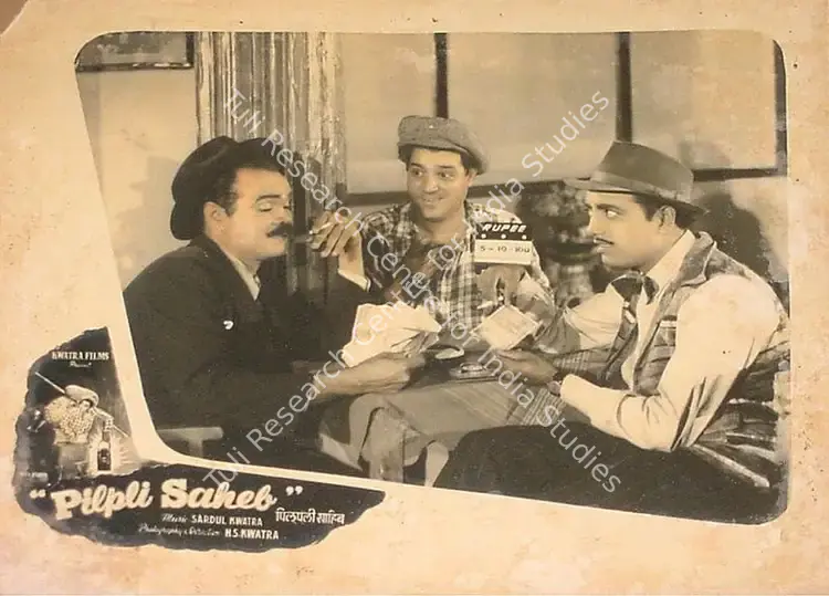Kwatra, Malika (Producer), Pilpli Saheb, 1954 | Lobby Card | CinemaEducation | 00825126