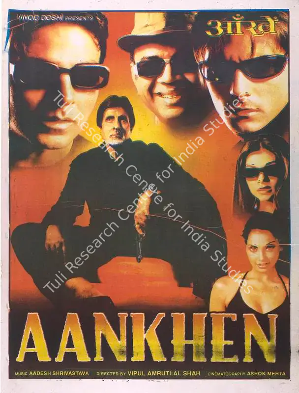 Doshi, Gaurang (Producer), Aankhen, 2002 | Full Sheet Poster | CinemaEducation | 00769203