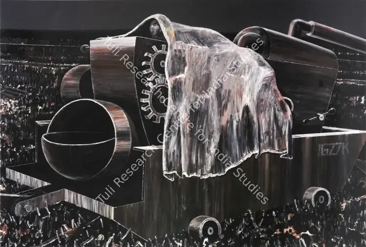 Krishnan, Rajan (Artist). Invention/Memories. Acrylic on canvas, 2007 | Painting | FineArts | 00562650
