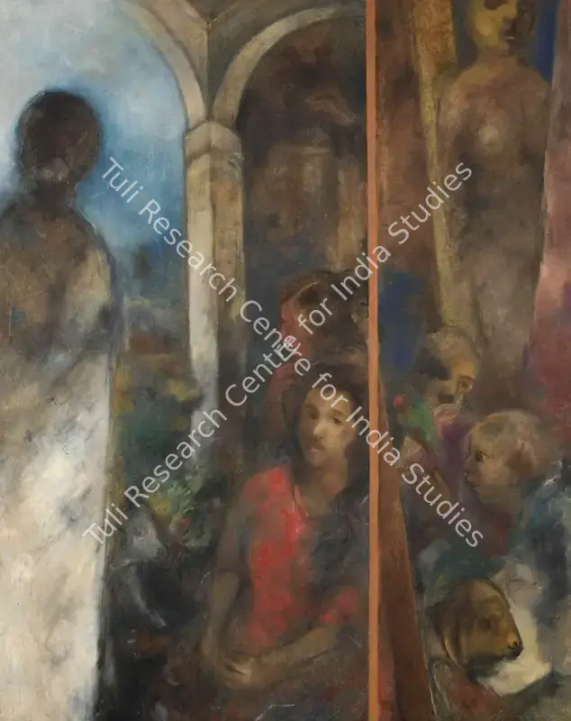 Singh, Sardar Gurcharan (Artist). Untitled. Oil on canvas, 1996 | Painting | EconomicsArt | 00870220