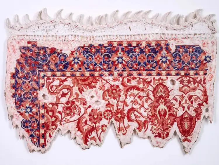 Sadhukhan, Piyali (Artist). Spines. Nepali handmade paper, canvas, cotton fabric, bangles, acrylic paint, 2019 | Sculpture | FineArts | 00546400